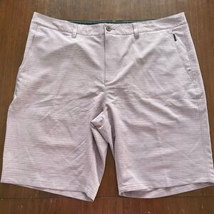 7 Diamonds Kinetic Performance‎ Shorts Mens 40 Dusty Plum Stretch Golf Athletic